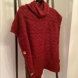 Red Poncho (One Size Fits Most)